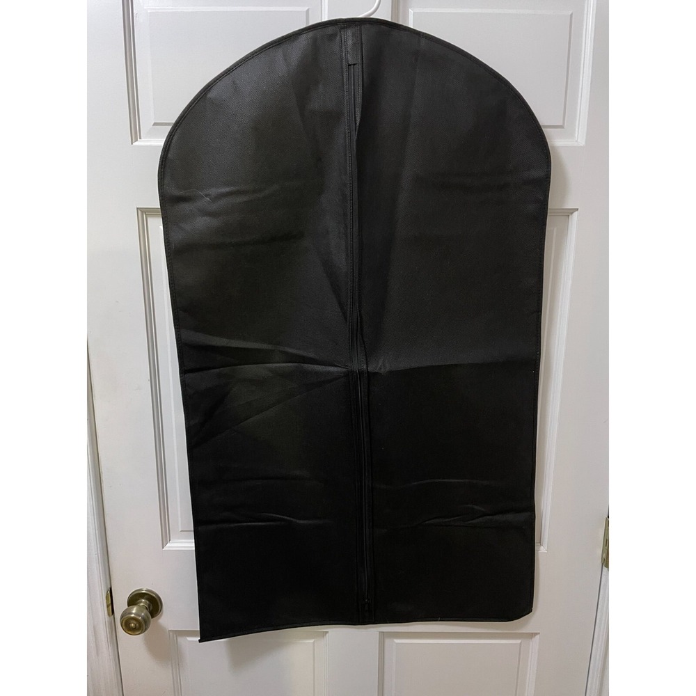 Set of 5 Black Garment Protectors Dress Suit Closet Storage 24x40